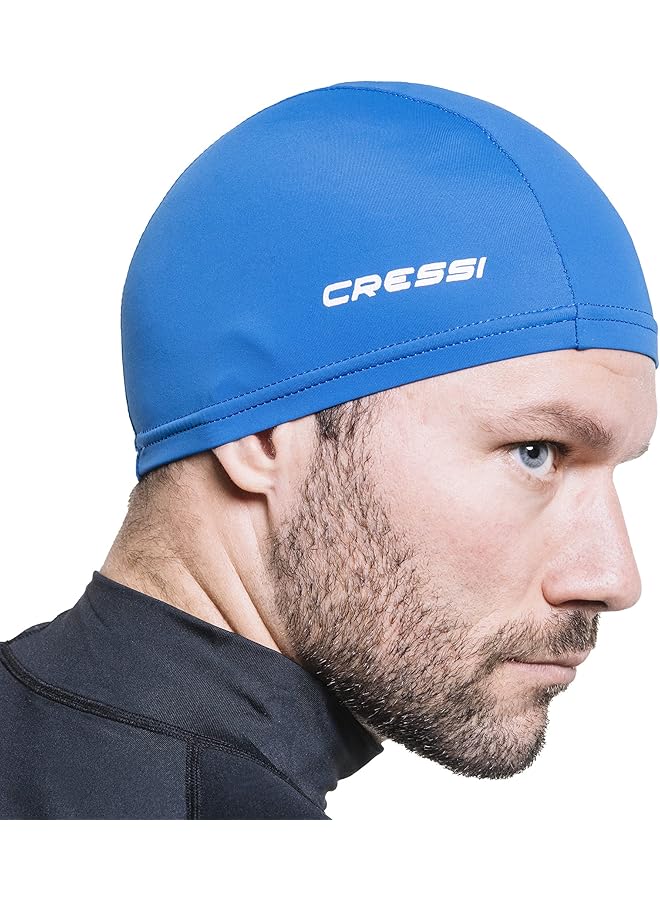 Cressi Adult Swimming Cap In Different Shape Material Colors Designed In Italy By - Image 4