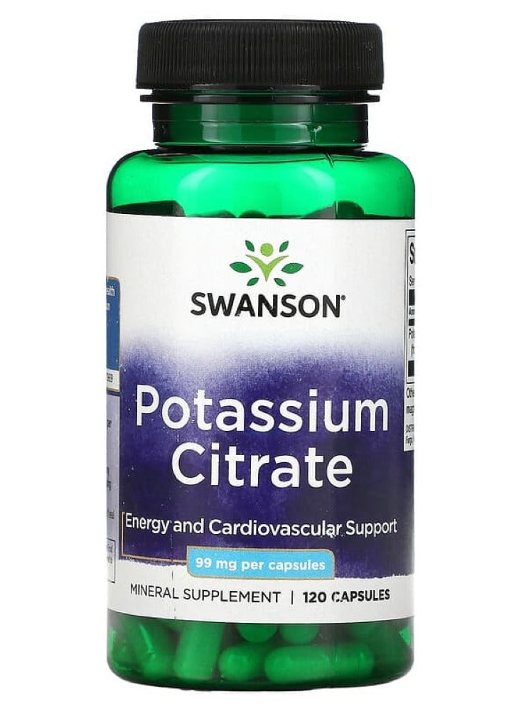SWANSON Potassium Citrate 99 mg 120 Caps