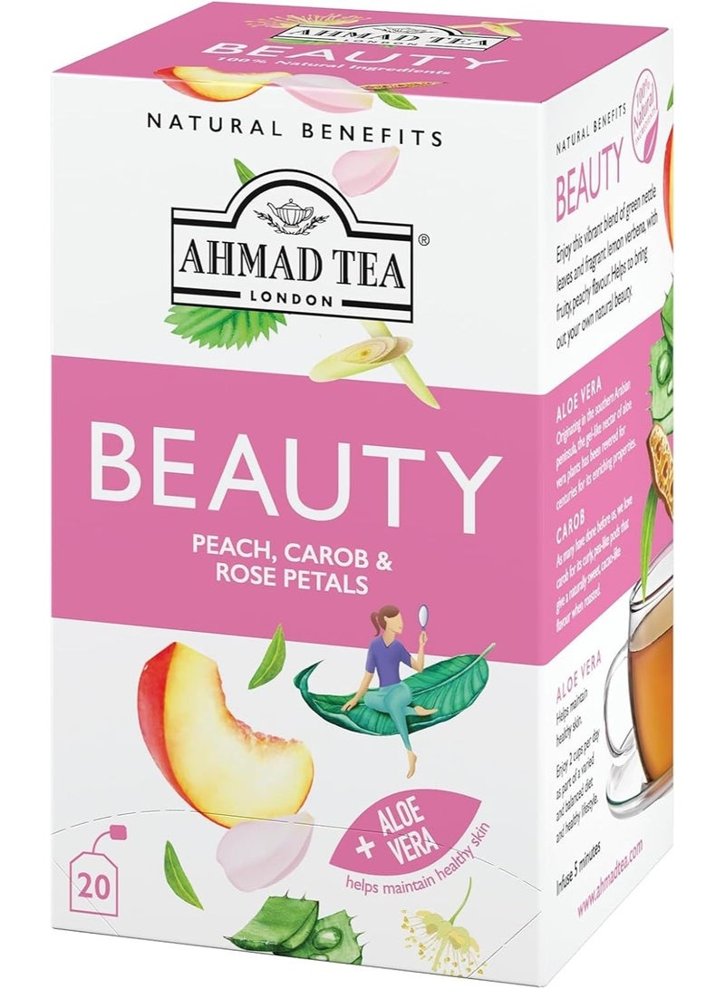 Ahmad Tea Beauty Alu Tea Bags 20 Teabags (30g) - Image 2