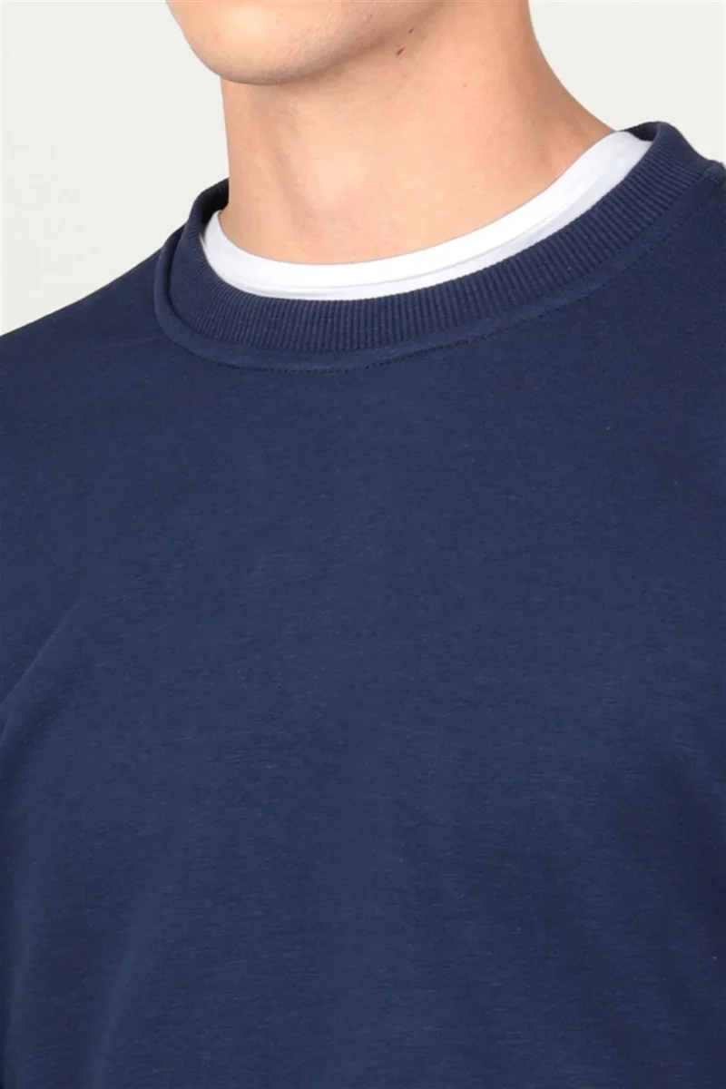 تودورس Crew Neck Basic Unisex Sweatshirt