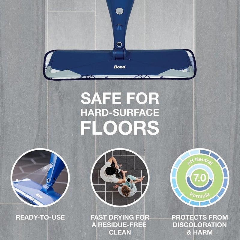 BONA MULTI-PURPOSE FLOOR CLEANER ALL SURFACES, UNSCENTED, FOR RFL SPRAY MOP & SPRAY BOTTLES, 128 OZ - Image 1