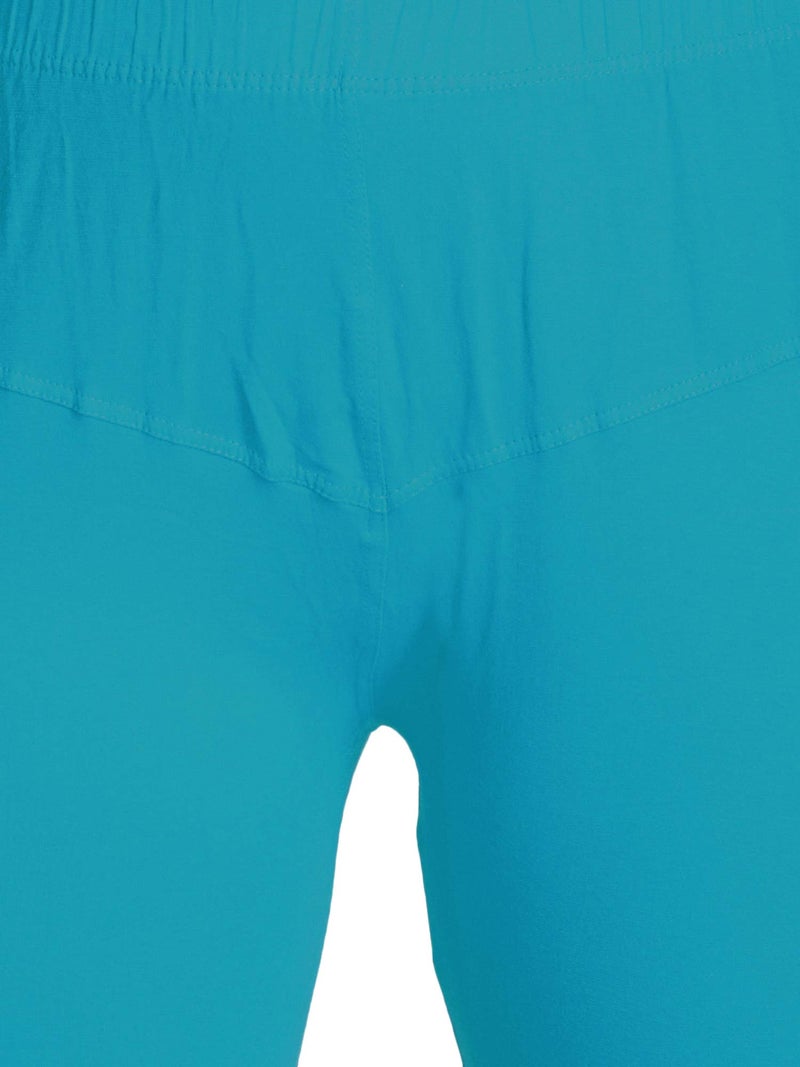 Lyra Women Solid Premium Cotton Churidar Leggings | Mid-Waist | Fashionwear - Image 4