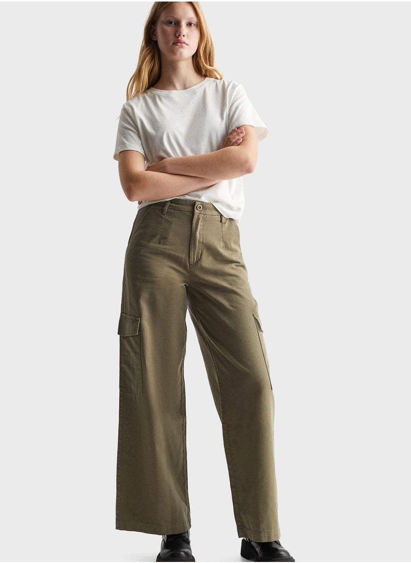 MANGO - Kids Essential Relaxed Fit Sweatpants - Image 1