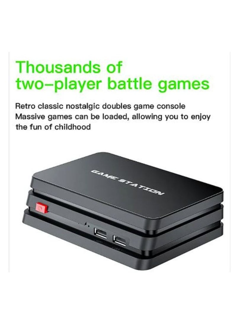 Generic - Mini Arcade Game Console Full HD Video Games Box 10000 Games with Two Cable Gamepads - Image 1