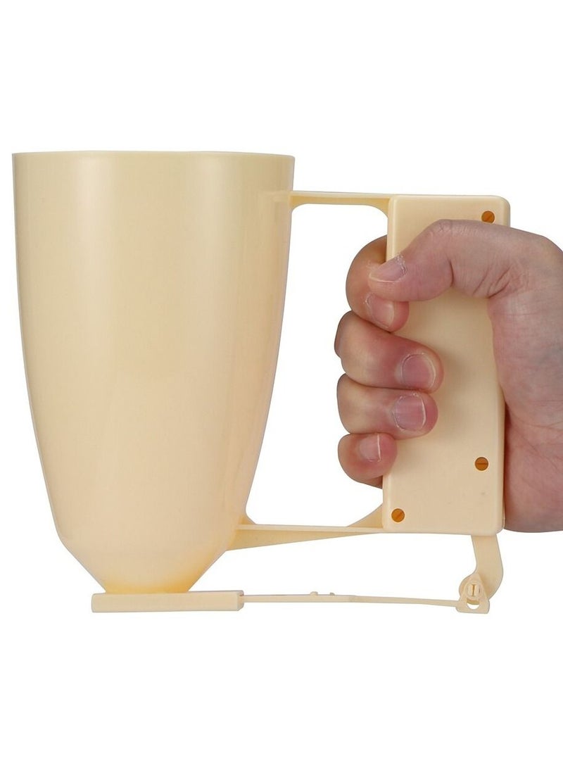 DubaiGallery Handle Cake Making Helper Cup Pastry Batter Dispenser Meatball Mould Maker Loqumat Al Kadey Device Kitchen  - Image 1
