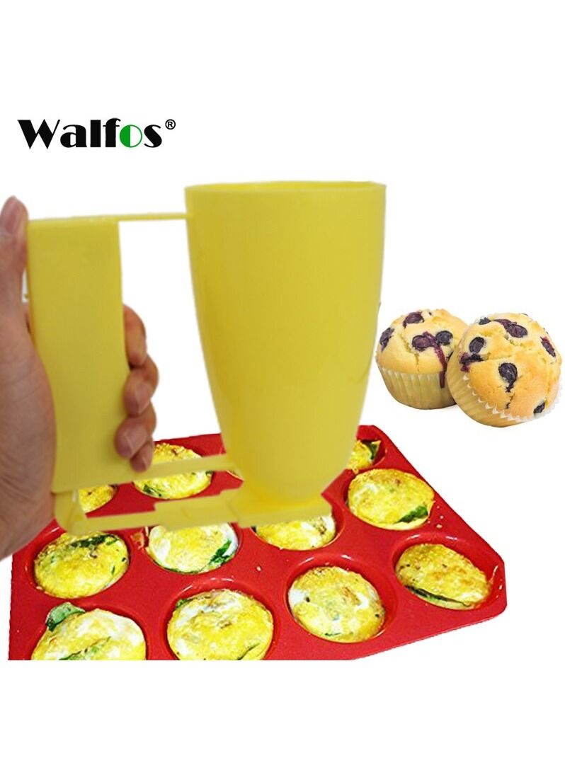 DubaiGallery Handle Cake Making Helper Cup Pastry Batter Dispenser Meatball Mould Maker Loqumat Al Kadey Device Kitchen  - Image 3