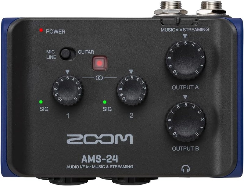 ZOOM AMS-24 Audio Interface for Music and Streaming - Image 1