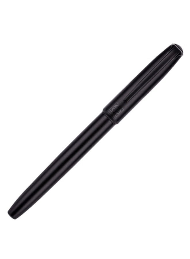 Pimio Stainless Steel Pen Signature Pen Business Office Gift Adult Student Calligraphy Practice Men Women Graduation Gift Ink Pen 916 Midnight Black - Image 4