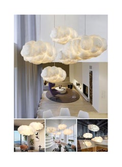 Campus Interiors Modern Ceiling Hanging Light Creative Cloud Shaped | Floating Cloud Hanging Ceiling Pendant Lights Cotton Chandeliers for Living Rooms Restaurant Bar Kindergarten Decoration(90*28*40) - pzsku/Z53BD331E882327A371A6Z/45/_/1697203225/533b412b-697e-4bed-a37d-6f01078f1fe0