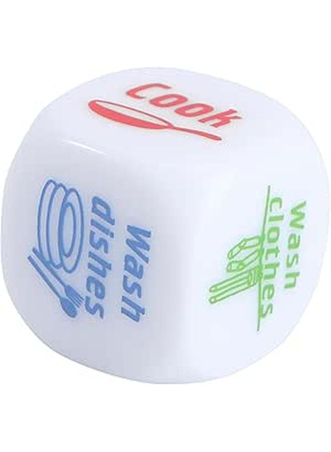 Acrylic Decision Maker Dice For Housework Game Bachelorette Party Adult Blue - Image 1