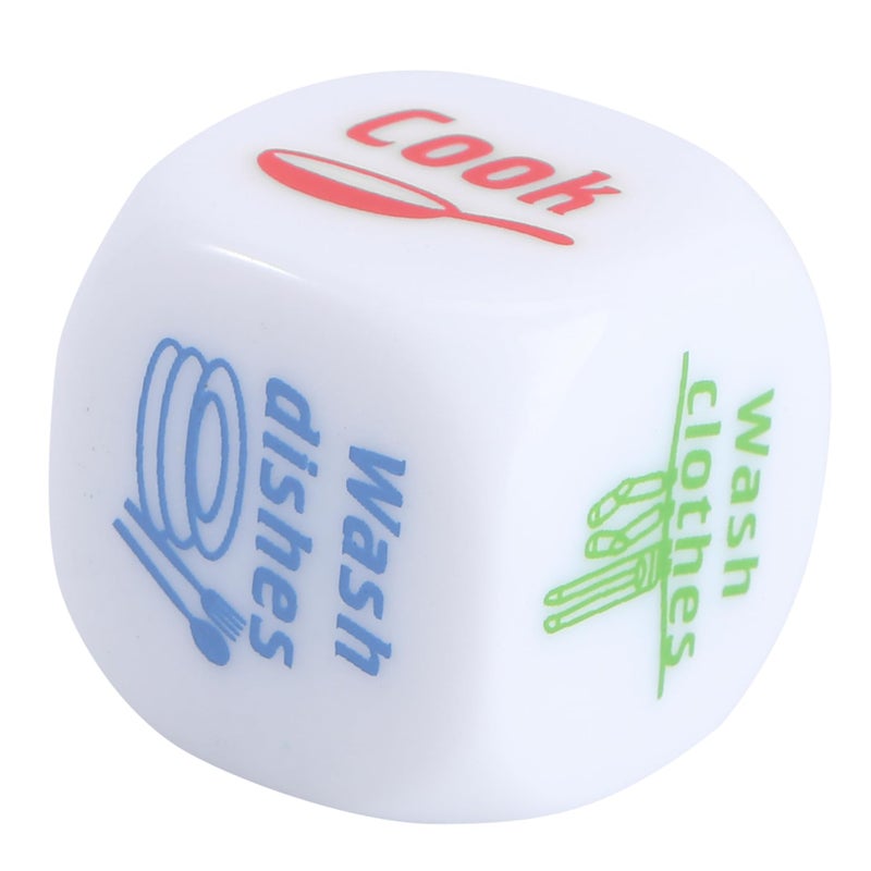 Acrylic Decision Maker Dice For Housework Game Bachelorette Party Adult Blue - Image 2