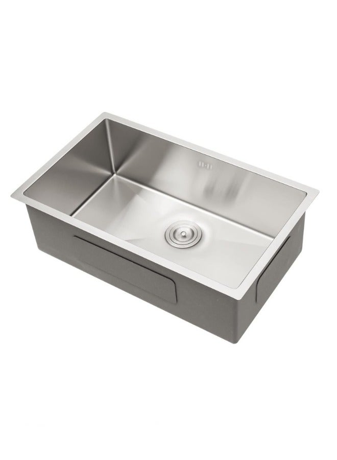 Wonderful-kitchens Silver Kitchen Sink  304 Stainless Steel, Rust Resistant Bowl by Wonderful Kitchens