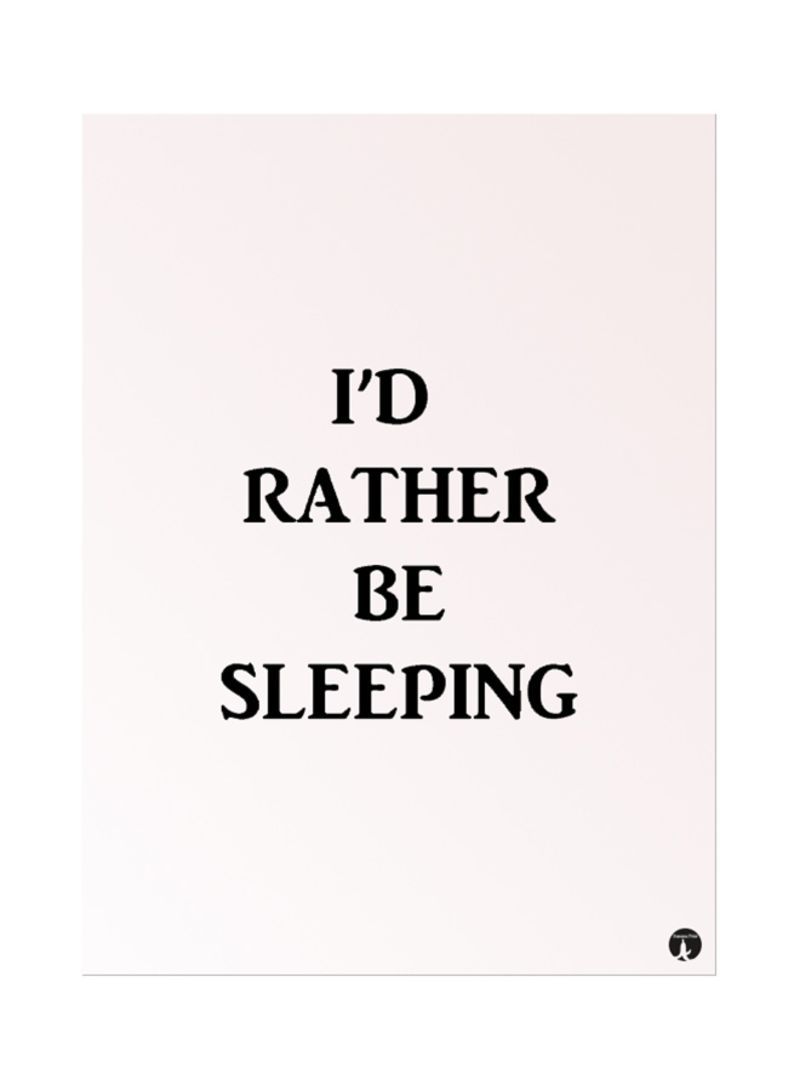 RKN English Phrases Mouse Pad Beige/Black