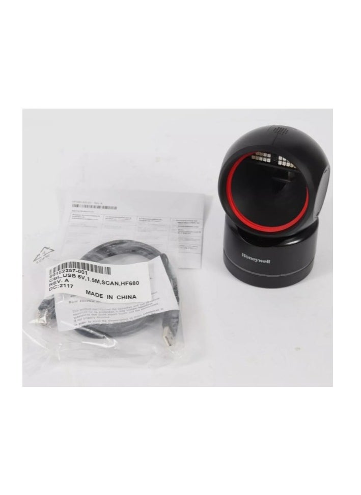 Honeywell - Honeywell HF680 2D Area-imaging Hand-free Fixed LED USB Barcode Scanner - Image 1
