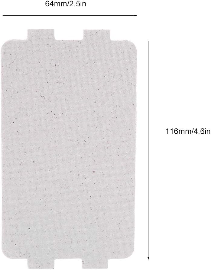 klarako Mica Sheet,5PCS Microwave Oven Mica Plate Sheet Replacement Repairing Accessory for Microwave Oven for Home Kitchen Office Restaurant - Image 5