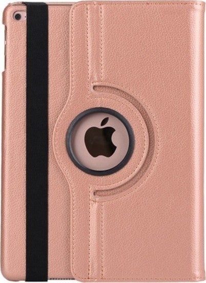 TahTicMer iPad Air 2 Case Leather Sleep Mode 360° Rotating Stand Complete Protection 9.7" Copper  - Image 1