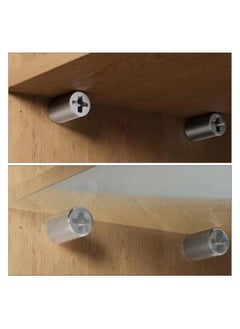 Generic 30 Pcs Shelf Bracket Screws Pegs with Non-Slip Sleeve Cabinet Shelf Support Pegs Non-Punching Clapboard Holder for Shelf Hole of Furniture  - Image 4