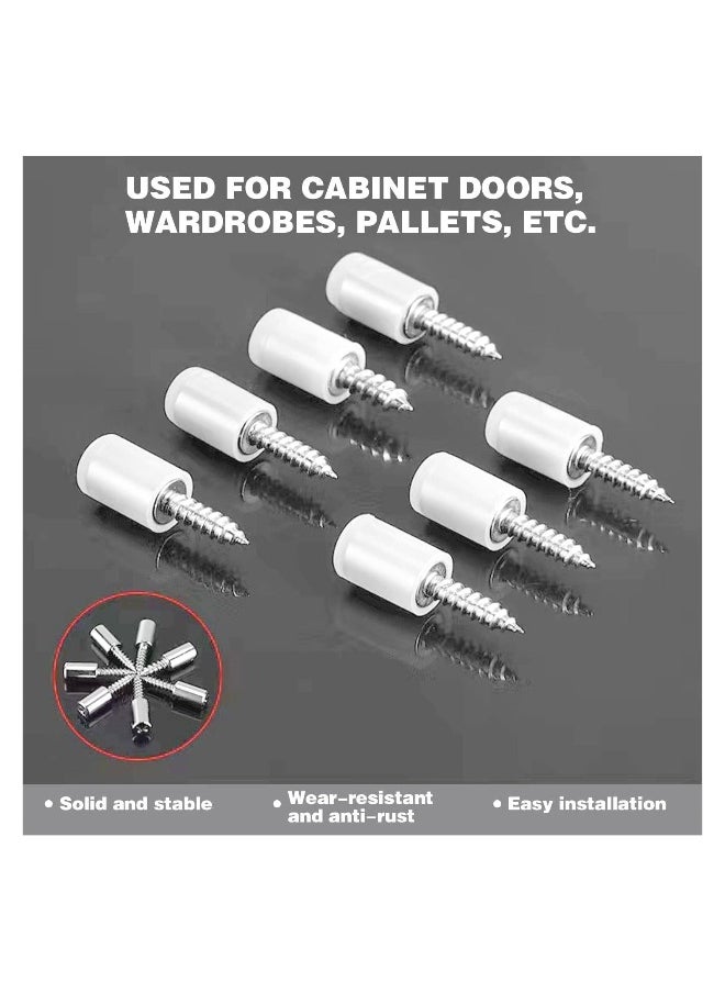 Generic - 30 Pcs Shelf Bracket Screws Pegs with Non-Slip Sleeve Cabinet Shelf Support Pegs Non-Punching Clapboard Holder for Shelf Hole of Furniture - Image 1