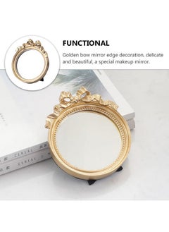 minkissy minkissy 1pc European Style Single Side Mirror Mirror for Dresser Outdoor Mirror Mirror Handheld Hanging Wall Mirror Portable Cosmetic Mirror Travel Cosmetic Mirror Resin Mirror Resin Miss  - Image 3
