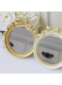minkissy minkissy 1pc European Style Single Side Mirror Mirror for Dresser Outdoor Mirror Mirror Handheld Hanging Wall Mirror Portable Cosmetic Mirror Travel Cosmetic Mirror Resin Mirror Resin Miss  - Image 5