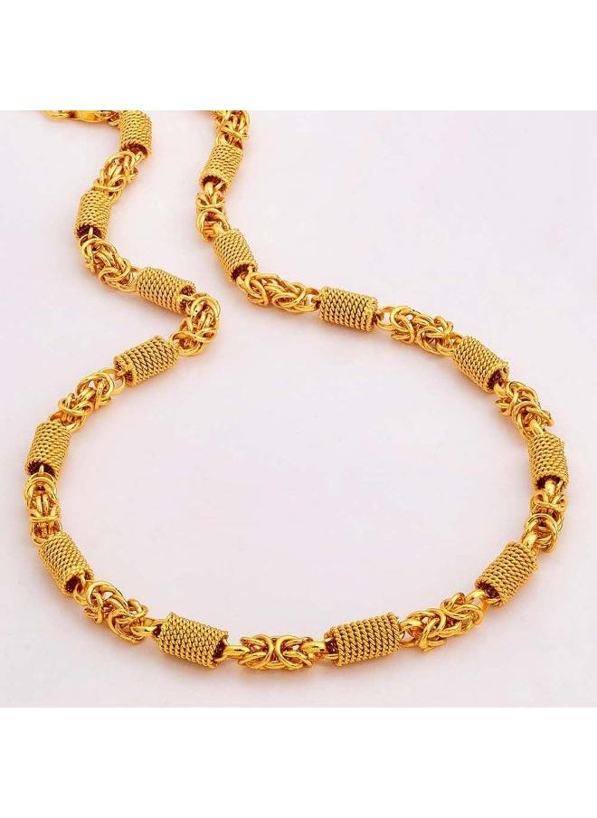VOYLLA - Men?s Designer Link Chain with Gold Plating - Image 1