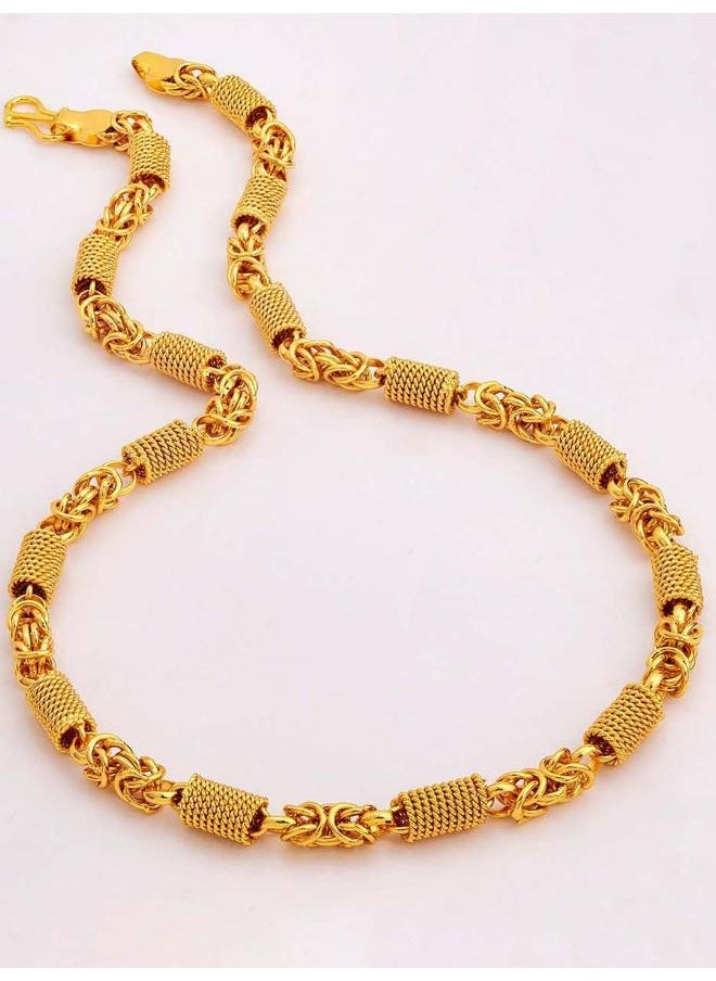 VOYLLA - Men?s Designer Link Chain with Gold Plating - Image 1
