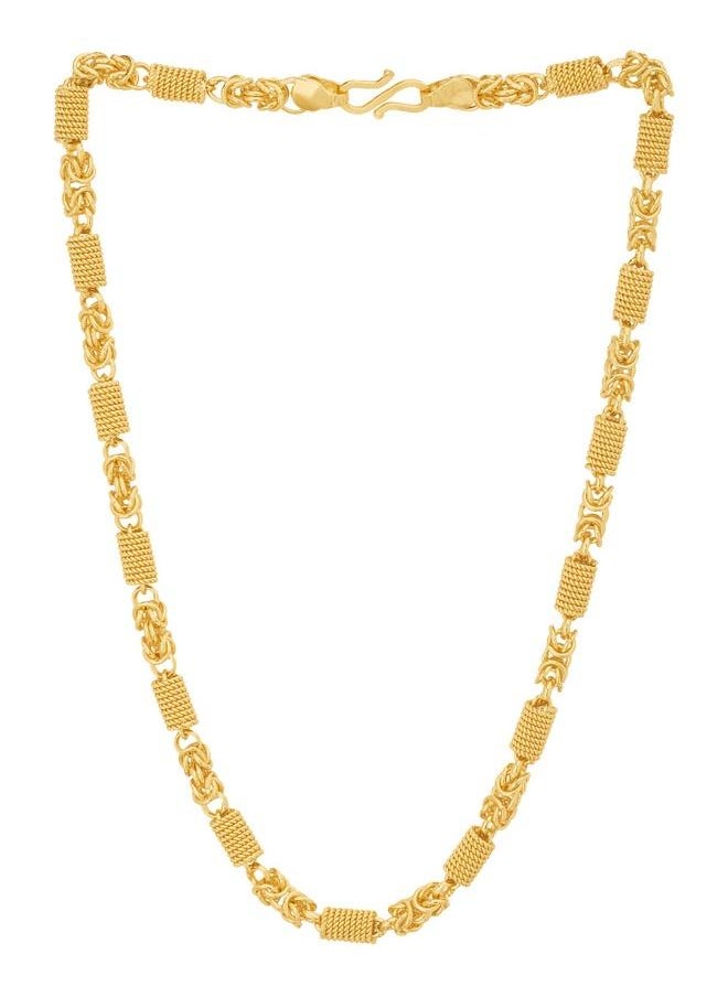 VOYLLA - Men?s Designer Link Chain with Gold Plating - Image 1