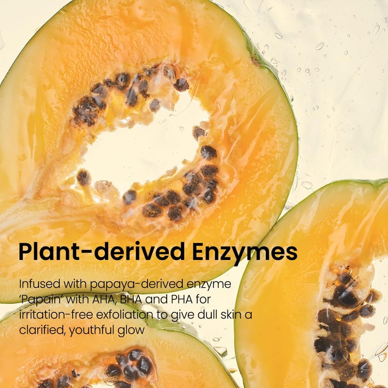 Fraijour Wormwood Enzyme Cleansing Pack â€“ Korean Powder Face Cleanser & Exfoliant with Papaya Enzyme, AHA BHA PHA, Low pH, Clears Acne & Pores, Smooths Texture, for All Skin Types, 2.82 oz. - Image 4