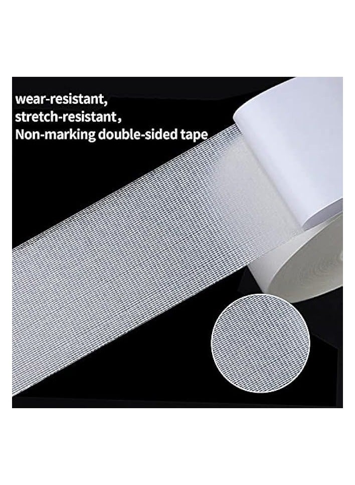erorex Double Sided Tape Heavy Duty(5cm*10m/roll),No Residue When Removing,Strong Adhesive Multipurpose Mounting tape for Wall,Posters,Photos, Led Strips,Carpet&More  - Image 3