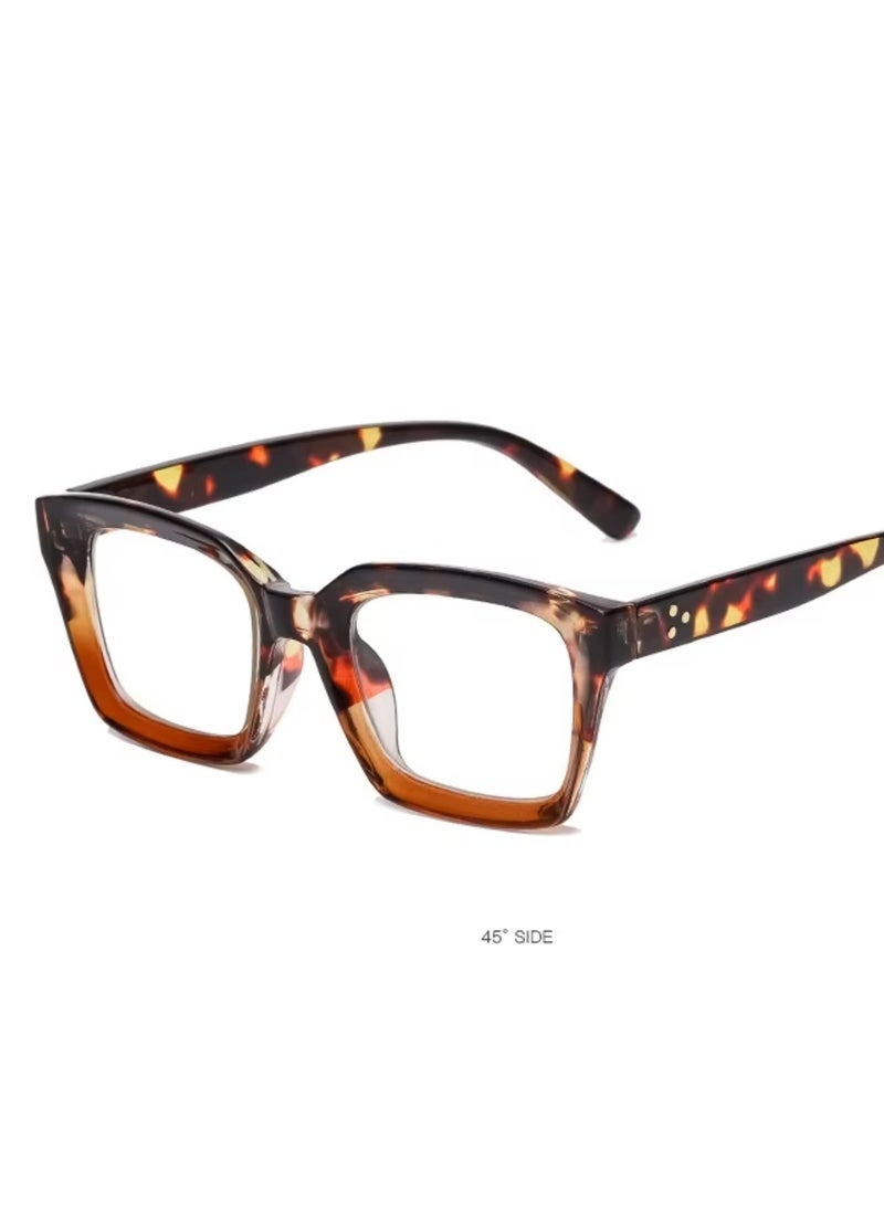 Lina-L +2.0 Reading Glasses for Women, Presbyopia Corrective Eyeglasses, Magnification Prescription Glasses, Oprah Style BOLD Retro Tortoise Frame, Anti-Blue Light Blocking Lenses, Specs for Eye Strain Relief, Computer Screen Eyewear - Image 3