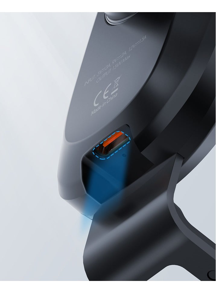 glassology - 15W Fast Wireless Car Charger Phone Mount Holder fit for iPhone 15 14 13 12 Mini Pro Max 11 Xs, Samsung Galaxy S23 Ultra S22+ S21 S20 Note 20 - Image 1