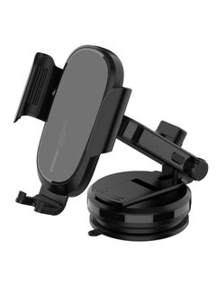 15W Fast Wireless Car Charger Phone Mount Holder fit for iPhone 15 14 13 12 Mini Pro Max 11 Xs, Samsung Galaxy S23 Ultra S22+ S21 S20 Note 20