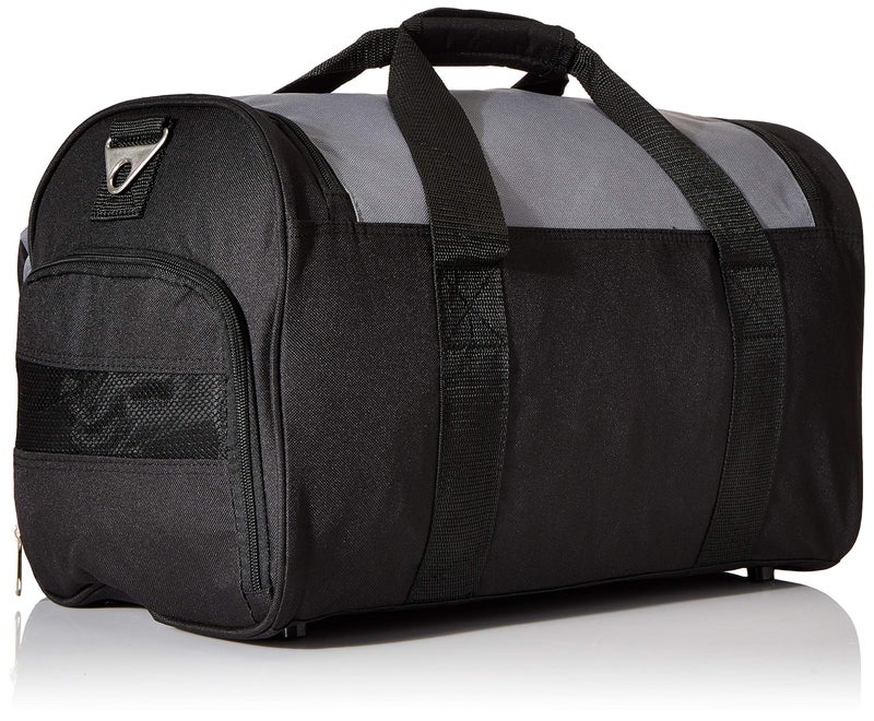 Everest Gym Bag with Wet Pocket, Dark Gray/Black - Image 4
