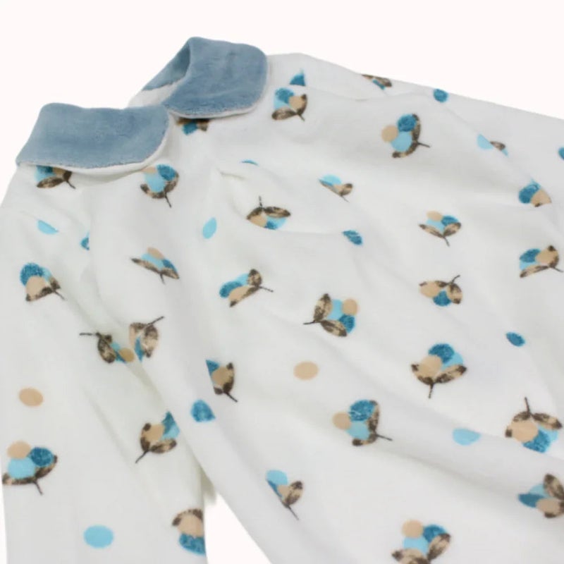 بامبر - بذلة أطفال طويلة الأكمام بطبعة أزهار لطيفة - Image 3