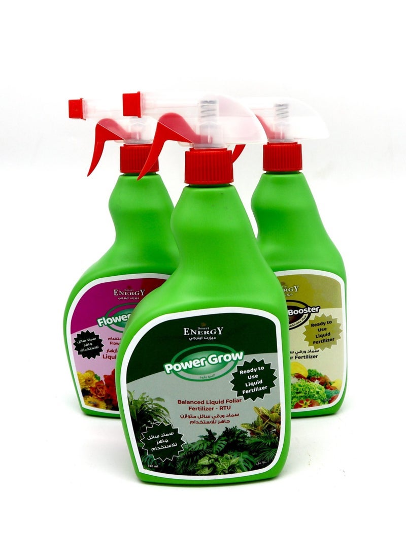 DESERT ENERGY Desert Energy Ready To Use Vegetables Booster Flower Magic and Power Grow 750ml is a Specially Formulated Liquid Fertilizer Designed to Enhance the Growth and Flowering of Vegetables and Ornamental Plants.  - Image 1