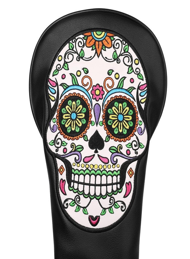 SHABIER Black Golf Driver Headcover with Skull Design for Golf Driver Club - Image 3
