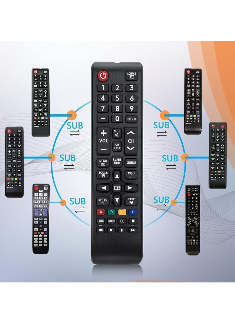 ELTRAZONE (Pack of 2) Universal TV Remotes, Replacement for Smart TVs – Compatible with LED, LCD, HDTV, QLED, SUHD, UHD, 4K, 3D TVs | No Setup Required | Long-Range Infrared | Fast Response & Durable Design | Ideal Spare or Backup - Image 3