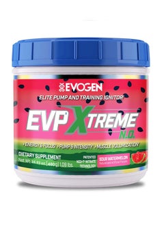 Evogen Nutrition EVP- Extreme N.O. Pre-Workout - Sour Watermelon - (480g)  - Image 1
