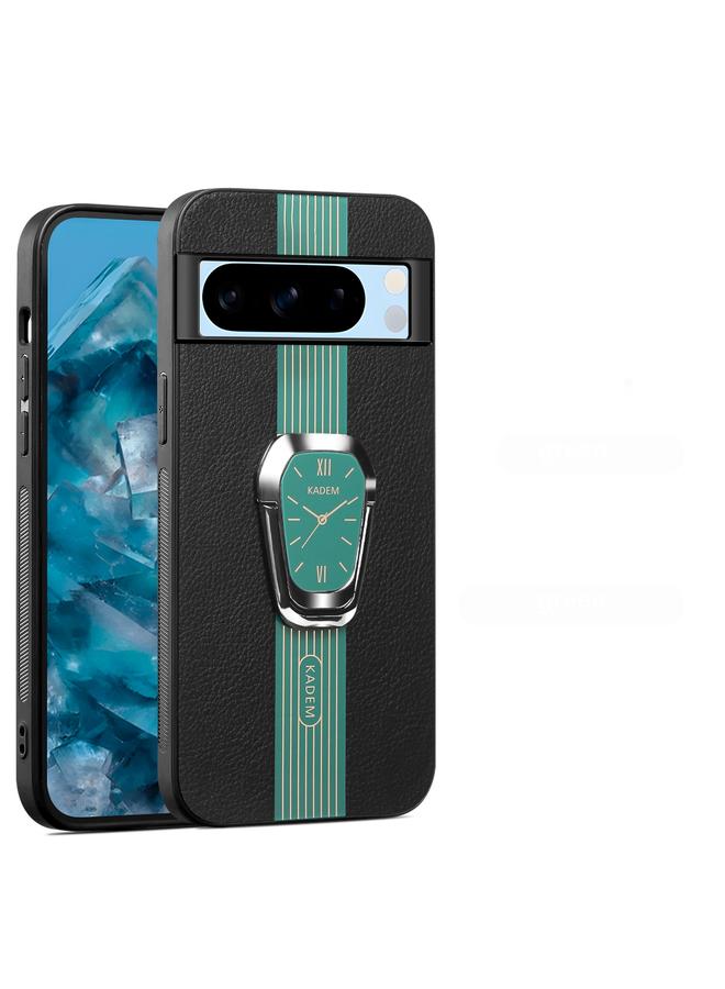 زبون جراب لهاتف Google Pixel 7 Pro مصنوع من جلد الليتشي المغناطيسي مع حامل خلفي للهاتف - Image 1