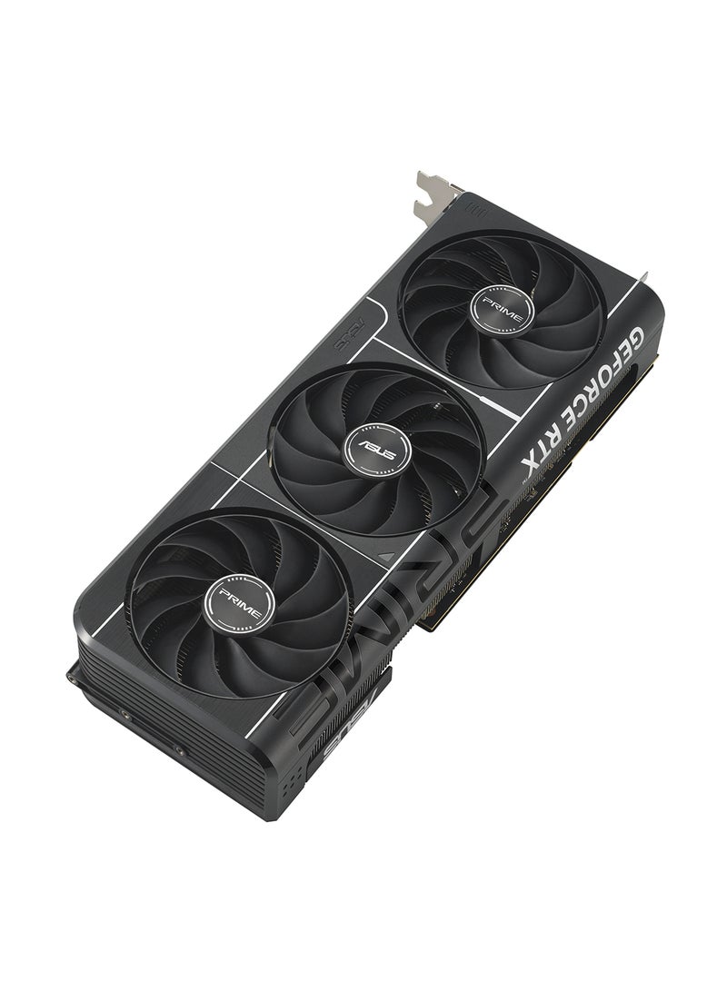 أسوس بطاقة الرسوميات Prime GeForce RTX 5080 OC Edition سعة 16 جيجابايت GDDR7، PCIe 5.0، 10752 نواة CUDA، سرعة ذاكرة 30 جيجابت في الثانية، HDMI 2.1b، DisplayPort 2.1b، دعم 4 شاشات، موصى به مزود طاقة 850 واط، موصل طاقة 16 دبوس، 2.5 فتحة، دقة 8K، دليل إعداد السرعة وملحقات متضمنة - Image 2