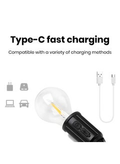 Bhavya Optic Bhavya Optic Outdoor Camping Bulb Lamp Warm Light TypeC Charging Port Rechargable Lamp Emergency Light 1  - Image 3