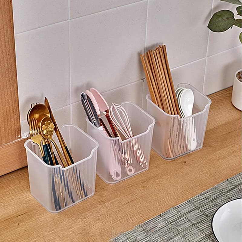 Shrux Freezer Storage Containers Side Door Storage Basket Pack of 6 Multipurpose Containers For Grocery Fruits Spices and More - Image 2