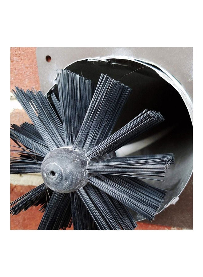 NIBEMINENT 12-Piece Dryer Duct Vent Long Handle Flexible Rod Chimney Brush White/Black - Image 4