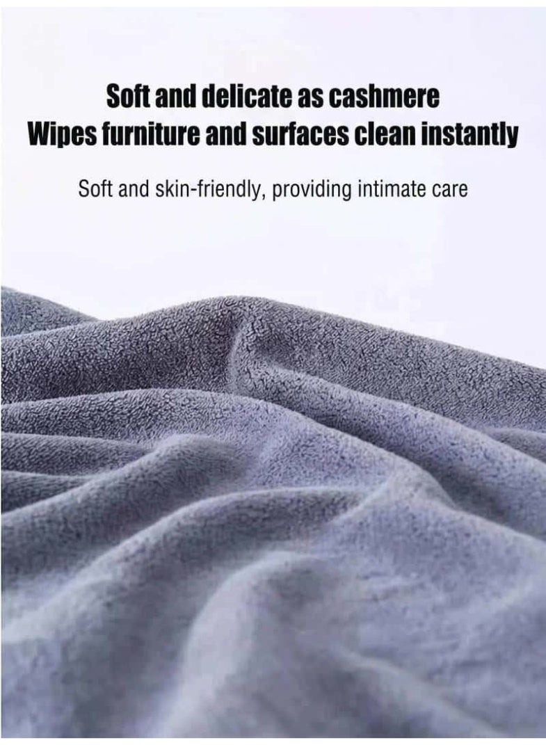 10 Pack 2cm Thick Premium Cleaning Cloths 30×30cm, Durable & Long-Lasting, Multi-Purpose Kitchen Dish Towels with Hanging Loop for Home, Table Wiping, Dusting - Image 3