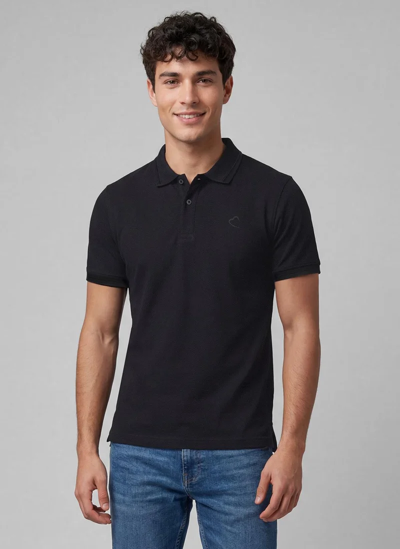 Being Human Men Polo Collar T-shirt