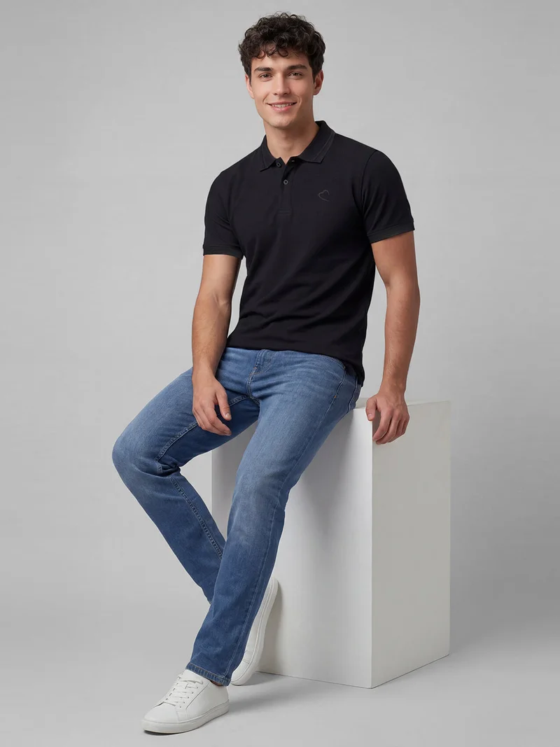Being Human Men Polo Collar T-shirt