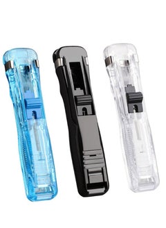 3 Pcs Transparent Push Clip With 150 Reusable Clips