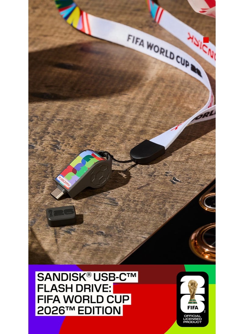 sandisk USB-C Flash Drive FIFA World Cup 2026 Global Edition 128GB (up to 300MB/s transfer speeds, SANDISK Memory Zone App) - Image 4