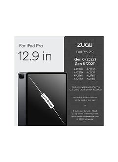 ZUGU CASE Case Ipad Pro 12.9 Case, Ultra Slim Protective Case/Cover Designed For Ipad Pro 12.9-Inch (6Th Gen / 5Th Gen) Wireless Apple Pencil Charging, Convenient Magnetic Stand (Auto Sleep/Wake) - Black  - Image 5