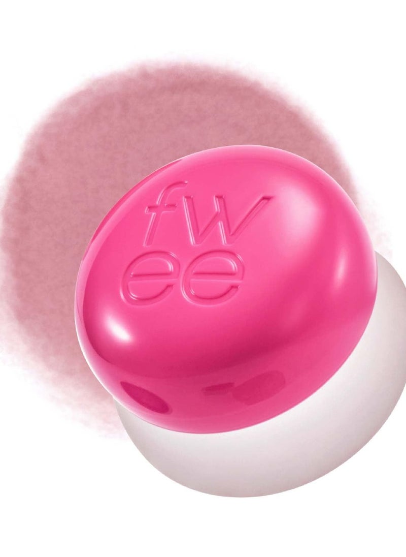 fwee - FWEE Lip & Cheek Blurry Pudding Pot PK01 Baby 5g and Fwee Fingerlike Silicone Lip Brush - Image 1